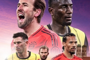 拜仁发布对阵多特海报：凯恩、萨内pk吉拉西、格罗斯